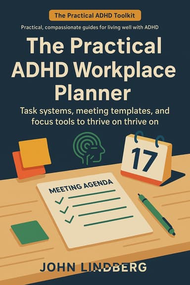 Cover of The Practical ADHD Workplace Planner by John Lindberg
